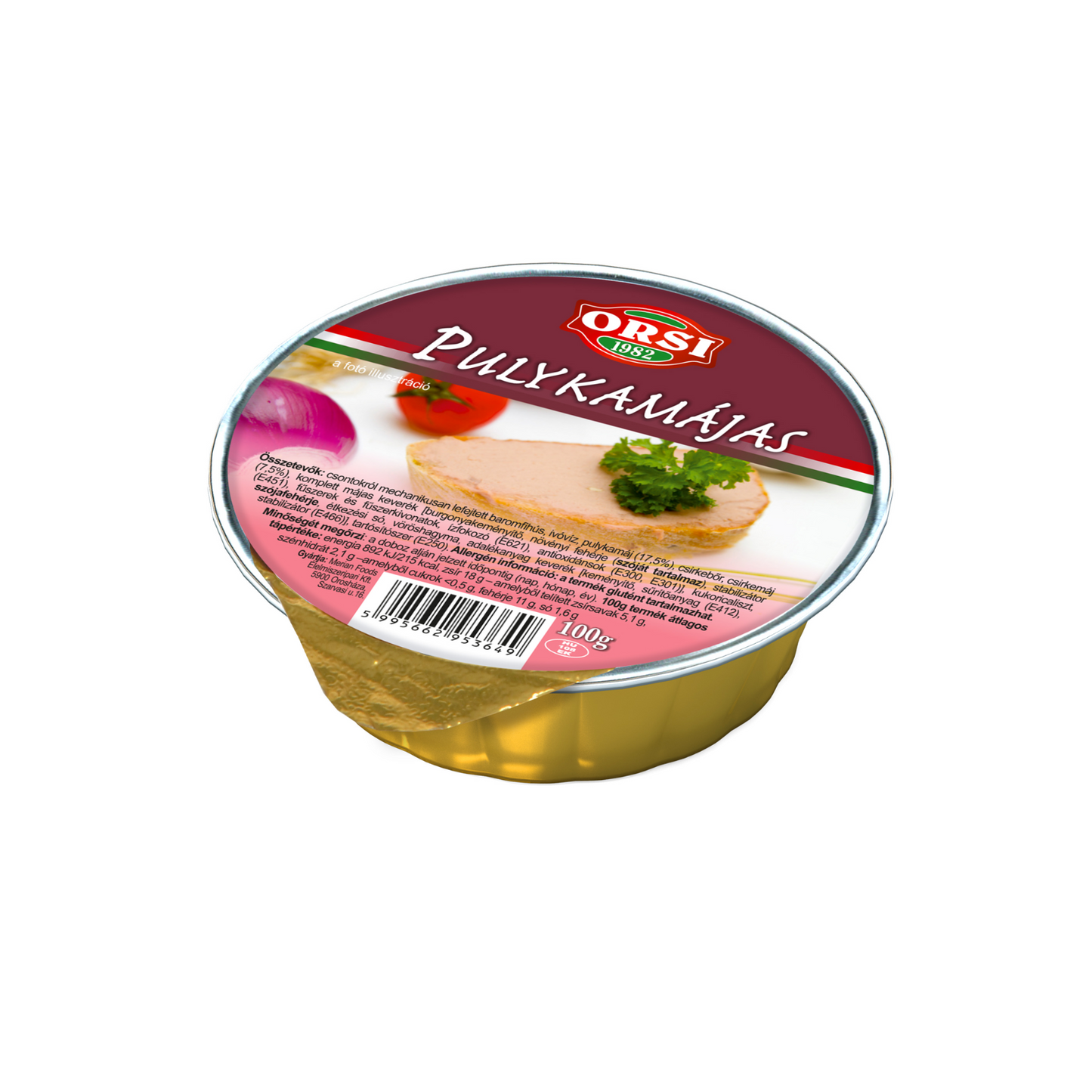 Orsi Kalkonleverpastej, 100g