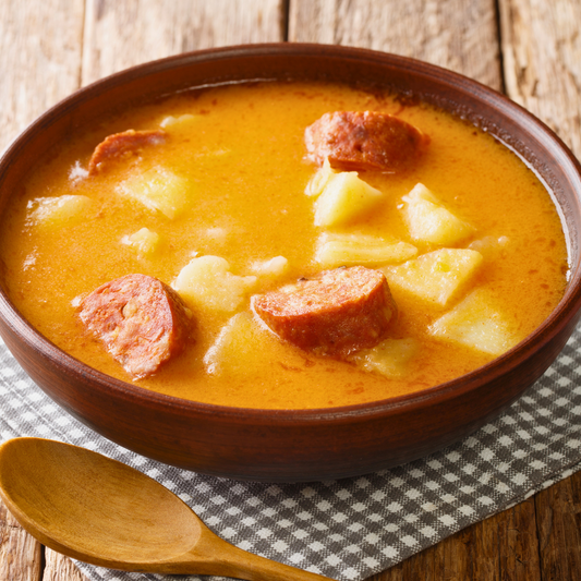 Krumplileves - recept på ungersk potatissoppa