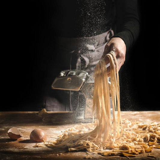 Tészta - pasta gjord på 8 ägg