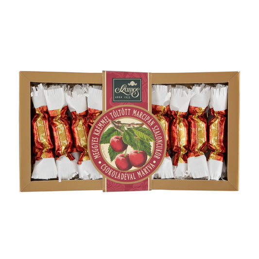 Szamos Cseresznyével töltött Marcipán Szalon keksz, 250g