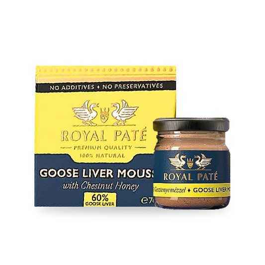 Gåslevermousse – med kastanjehonung, 70g